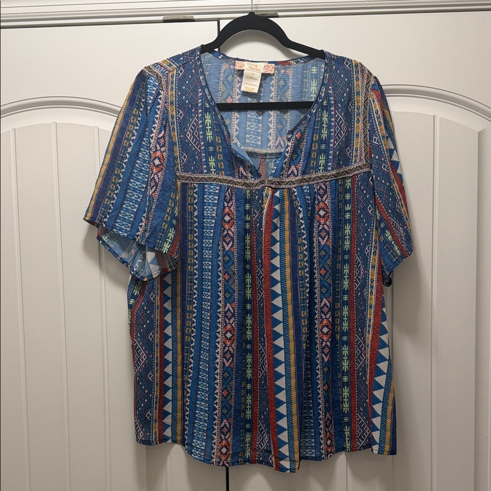 Flying Tomato Blouse 1X